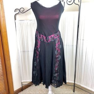 Vintage Betsey Johnson Lace Detail Dress